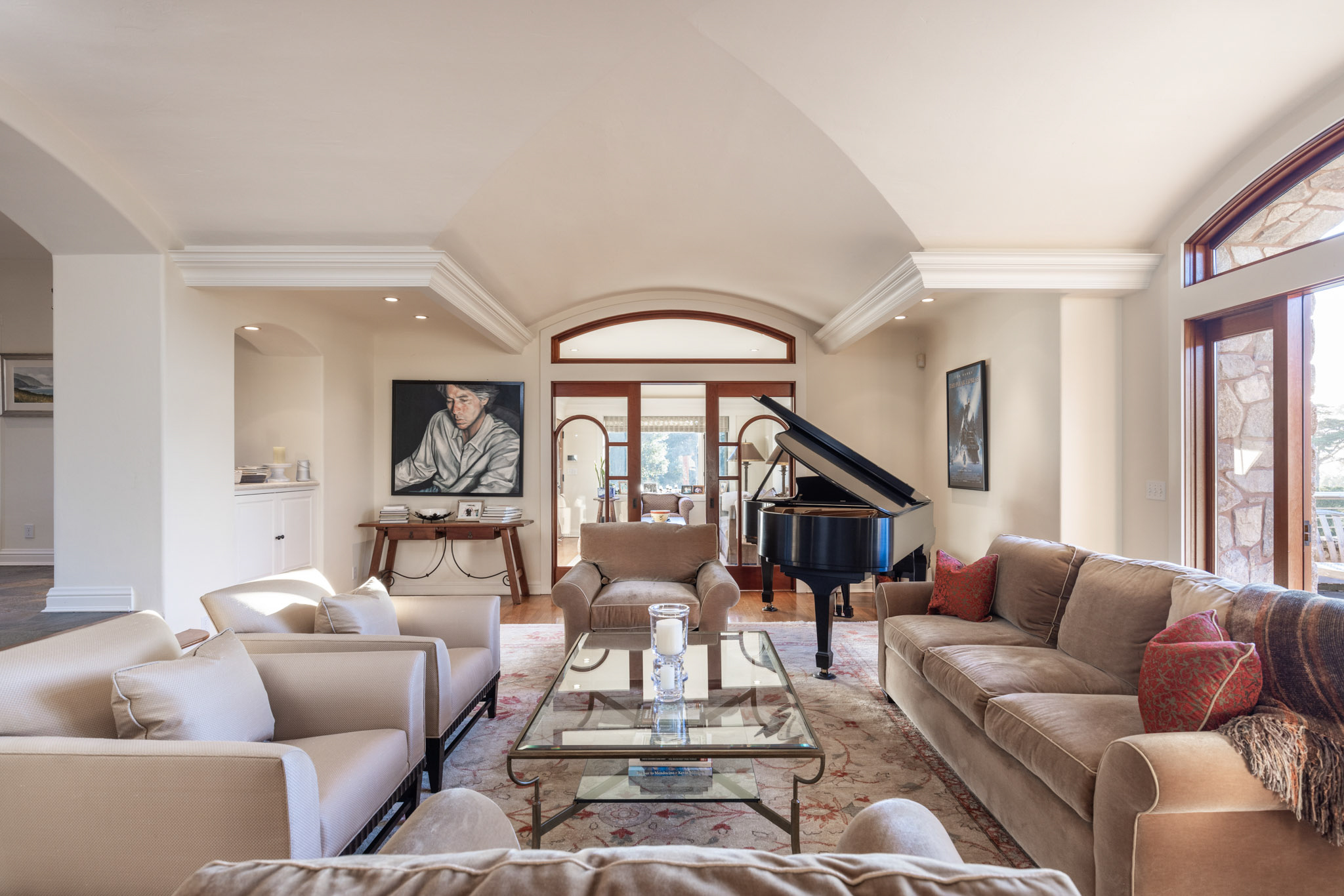Silvestri living room with Steinway piano