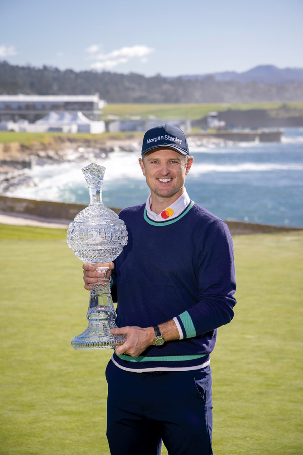 last year's tournament winner, Justin Rose